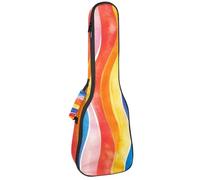 Housse imperméable pour ukulélé 58,4 cm avec rangement et poignée - Fond coloré cosmos nuit étoilée, Multicolore 06, 25.9x9x3.1in/66x23x8cm, Organiseur de sac