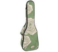 Housse imperméable pour ukulélé 58,4 cm avec rangement et poignée - Motif lignes courbes sans couture, Multicolore 03., 25.9x9x3.1in/66x23x8cm, Organiseur de sac