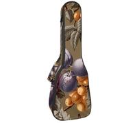 Housse imperméable pour ukulélé 58,4 cm avec rangement et poignée - Tigre animal avec couronne de fleurs, Multicolore 06, 25.9x9x3.1in/66x23x8cm, Organiseur de sac