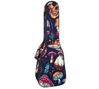 Housse imperméable pour ukulélé 58,4 cm avec rangement et poignée - Violet libellule antique fleurs sauvages herbes florales, Multicolore 03., 25.9x9x3.1in/66x23x8cm, Organiseur de sac