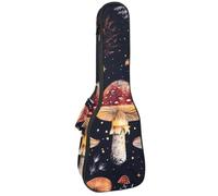 Housse imperméable pour ukulélé 58,4 cm avec rangement et poignée - Violet libellule antique fleurs sauvages herbes florales, Multicolore 10., 25.9x9x3.1in/66x23x8cm, Organiseur de sac