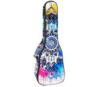 Housse imperméable pour ukulélé - Durable - 58,4 cm - Avec rangement et poignée - Aquarelle - Éléphant indien - Ananas, Multicolore 05, 25.9x9x3.1in/66x23x8cm, Organiseur de sac