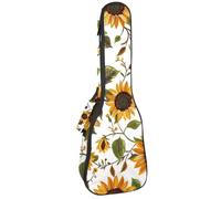 Housse imperméable pour ukulélé - Durable - 58,4 cm - Avec rangement et poignée - Aquarelle - Éléphant indien - Ananas, Multicolore 03., 25.9x9x3.1in/66x23x8cm, Organiseur de sac