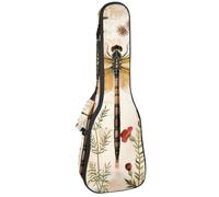 Housse imperméable pour ukulélé - Durable - 58,4 cm - Avec rangement et poignée - Aquarelle - Éléphant indien - Ananas, Multicolore 04, 25.9x9x3.1in/66x23x8cm, Organiseur de sac