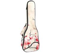 Housse imperméable pour ukulélé - Durable - 58,4 cm - Avec rangement et poignée - Aquarelle - Éléphant indien - Ananas, Multicolore 08, 25.9x9x3.1in/66x23x8cm, Organiseur de sac