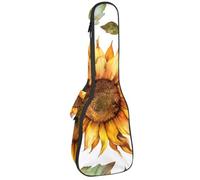 Housse imperméable pour ukulélé - Durable - 58,4 cm - Avec rangement et poignée - Aquarelle - Éléphant indien - Ananas, Multicolore 07, 25.9x9x3.1in/66x23x8cm, Organiseur de sac