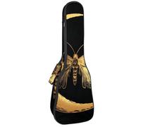 Housse imperméable pour ukulélé - Durable - 58,4 cm - Avec rangement et poignée - Motif Bokeh vert pailleté, Multicolore 10., 25.9x9x3.1in/66x23x8cm, Organiseur de sac