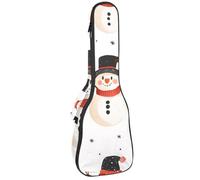Housse imperméable pour ukulélé - Durable - 58,4 cm - Avec rangement et poignée - Motif boules de Noël, Multicolore 10., 25.9x9x3.1in/66x23x8cm, Organiseur de sac