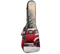 Housse imperméable pour ukulélé - Durable - 58,4 cm - Avec rangement et poignée - Motif boules de Noël, Multicolore 08, 25.9x9x3.1in/66x23x8cm, Organiseur de sac