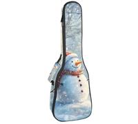 Housse imperméable pour ukulélé - Durable - 58,4 cm - Avec rangement et poignée - Motif boules de Noël, Multicolore 04, 25.9x9x3.1in/66x23x8cm, Organiseur de sac
