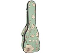 Housse imperméable pour ukulélé - Durable - 58,4 cm - Avec rangement et poignée - Motif cerf vintage dans la forêt de pins et lune nocturne, Multicolore 03., 25.9x9x3.1in/66x23x8cm, Organiseur de sac