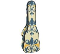 Housse imperméable pour ukulélé - Durable - 58,4 cm - Avec rangement et poignée - Motif cerf vintage dans la forêt de pins et lune nocturne, Multicolore 04, 25.9x9x3.1in/66x23x8cm, Organiseur de sac