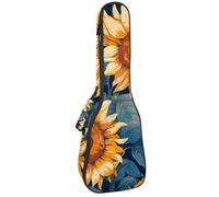 Housse imperméable pour ukulélé - Durable - 58,4 cm - Avec rangement et poignée - Motif esthétique de dauphin de l'océan, Multicolore 08, 25.9x9x3.1in/66x23x8cm, Organiseur de sac