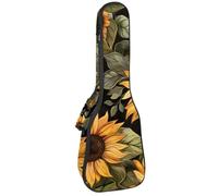 Housse imperméable pour ukulélé - Durable - 58,4 cm - Avec rangement et poignée - Motif esthétique de dauphin de l'océan, Multicolore 07, 25.9x9x3.1in/66x23x8cm, Organiseur de sac