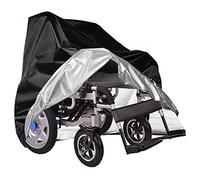 Housse imperméable Walhome pour fauteuil roulant - Oxford lourde, indéchirable et coupe-vent pour l'extérieur (115 x 75 x 130 cm)