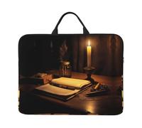 Housse imprimée bougies pour ordinateur portable 41,9 x 31 cm, usage professionnel et décontracté, convient pour certains ordinateurs portables