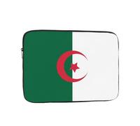 Housse imprimée drapeau de l'Algérie pour ordinateur portable, 12 pouces, convient pour le bureau, les voyages, les déplacements et les voyages d'affaires.