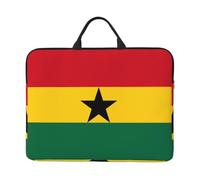 Housse imprimée drapeau du Ghana pour ordinateur portable 41,9 x 31 cm - Double usage professionnel et décontracté - Convient pour certains ordinateurs portables