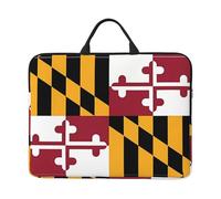 Housse imprimée drapeau du Maryland pour ordinateur portable 41,9 x 31 cm, double usage, convient pour certains ordinateurs portables
