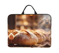 Housse imprimée pain pour ordinateur portable 41,9 x 31 cm, double usage professionnel et décontracté, convient à certains ordinateurs portables
