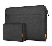 Inateck Housse Compatible avec 16 Pouces MacBook Pro M3/M2/M1 Pro/Max A2991/A2780/A2485/A2141 2023-2019, MacBook Pro 15 2013-2015, XPS 15, résistant aux éclaboussures, avec Poche d'Accessoires, Noir