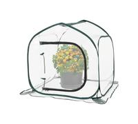 Housse instantanée pour - Fermeture éclair Transparente pour Temps Froid - Housse de d'hiver à Ouverture Rapide, pour vergers, Jardins, Plates-Bandes surélevées, Patchs de Fraises