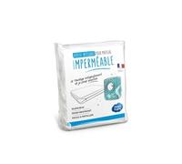 Housse intégrale matelas - SWEET NIGHT - 160 x 200 cm - Imperméable - Lavable à 90°C - Fermeture à glissière