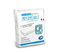 SWEET NIGHT - Housse intégrale Matelas 200x200 cm | Alèse Imperméable et Micro Respirante | Protège intégralement Votre Matelas | Fermeture à glissière | Souple et Silencieux | Lavable à 90°C