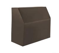 Housse intégrale pour piano droit avec tissu Oxford 420D et intérieur réfléchissant la chaleur pour maintenir l'état du piano (café)