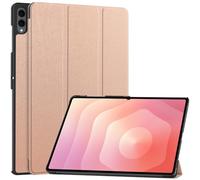 Housse Intelligente Triple Pliable, étui Rigide for Samsung Galaxy Tab S11 Ultra 14.6 Pouces SM-X930/X936B 2025, avec Veille Automatique(Rose Gold)
