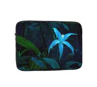 Housse intérieure pour ordinateur portable de 13 pouces Motif fleur à cinq pétales Bleu