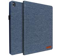 Housse iPad 9 2021 iPad 8 2020 iPad 7 2019 Porte Cartes Support Bleu