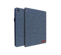 Housse iPad 9 2021 iPad 8 2020 iPad 7 2019 Porte Cartes Support Bleu