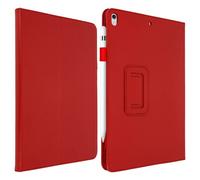 Avizar Housse iPad Pro 10.5 / iPad Air 3 (2019) – Étui à clapet avec support vidéo Rouge