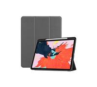 - Housse iPad Pro 11 Etui Coque auto veille/réveille PU Slim SmartCase Support haute Solidité, Gris [Dimensions PRECISES Tablette : 247.6 x 178.5 x