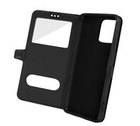 Housse pour iPhone 13 Mini avec Double Fenêtre Support Vidéo Noir