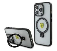 Housse IPhone 15 Pro Max Ferrari Pliable Magsafe Compatible Logo Mat Sombre