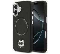 Étui Karl Lagerfeld Choupette Pin MagSafe pour iPhone 17 noir