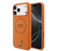 Housse IPhone 17 Pro Max Red BULL Racing MagSafe Silicone Orange Logo