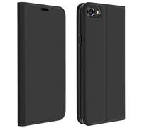 Housse iPhone SE 2022 / 2020 et 8 / 7 Porte-carte Support Dux Ducis Noir