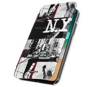 Housse iPhone X / XS Etui Coque New York City Akashi Multicolore