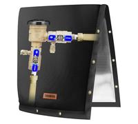 Housse Isolante Anti-retour - Pochette Imperméable Protectrice pour Tuyau - Sac d'Isolation 40x50 cm pour Arroseur avec Double Couche | Pour Pompe Robinets Vannes Et Puits En Extérieur