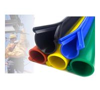 Housse Isolante En Silicone 35KV, Protecteur De Fil Ouvert, Manchon Isolant Durable Résistant Aux Intempéries Pour Lignes Électriques(Yellow-25ft/8m,ID 70mm/2.7in)