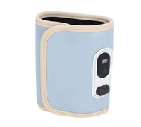 Housse Isolante pour Biberon, Housse Isolante pour Biberon, 21 Vitesses, Température Réglable, Portable, USB, pour Lait de bébé, avec Affichage LED, pour Voyage en Voiture (BLUE)