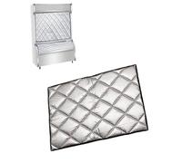 Housse isolante pour congélateur avec pare-soleil - Couverture de protection premium pour réfrigérateur, 170 x 40 cm, bleue - Housse isolante pour appareils électroménagers permettant des éc