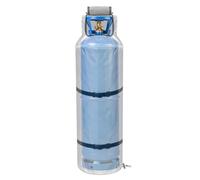 Housse isolante pour réservoir de propane pour 45 kg | Bouclier d'isolation pour canette de gaz, couvercle anti-poussière pour propane, compatible avec le camping en plein air, barbecue, jardin indust