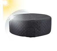 Housse Isolante pour Spa, Couverture Thermique Étanche pour Spa Gonflable, Accessoire Piscine Protège Intempéries Jardin Maison Commerciale Soleil Hiver