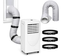 Housse isolante pour tuyau de climatiseur portable, protection résistante à la chaleur pour conduit d'évacuation, revêtement universel pour gaine de 5 à 5,9 pouces (GRAY)