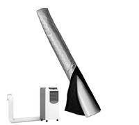 Housse isolante pour tuyau d'évacuation d'air portable pour climatisation - Couvercle de tuyau AC pour tuyaux d'évacuation de 12,7 cm et 15,2 cm de diamètre