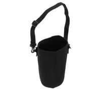 Housse Isotherme pour Bouteille d'eau 420ml Néoprène Noir | Protection Anti-rayures, Légère et Portable, Usage Extérieur, Peut Se Suspendre au Paquet à Dos